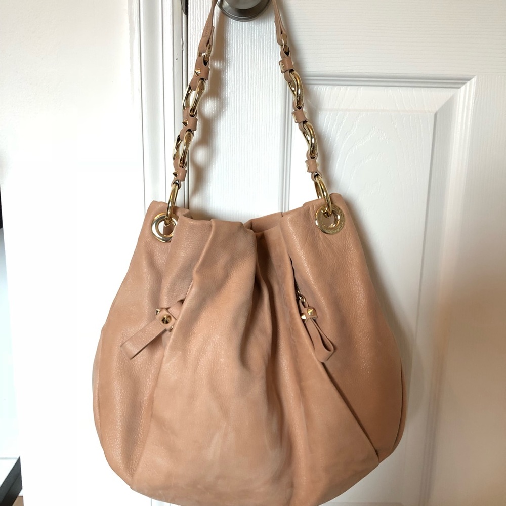 Vince Camuto Blush Pink Leather Hobo